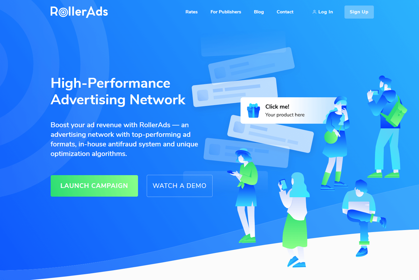 Обзор рекламной сети RollerAds